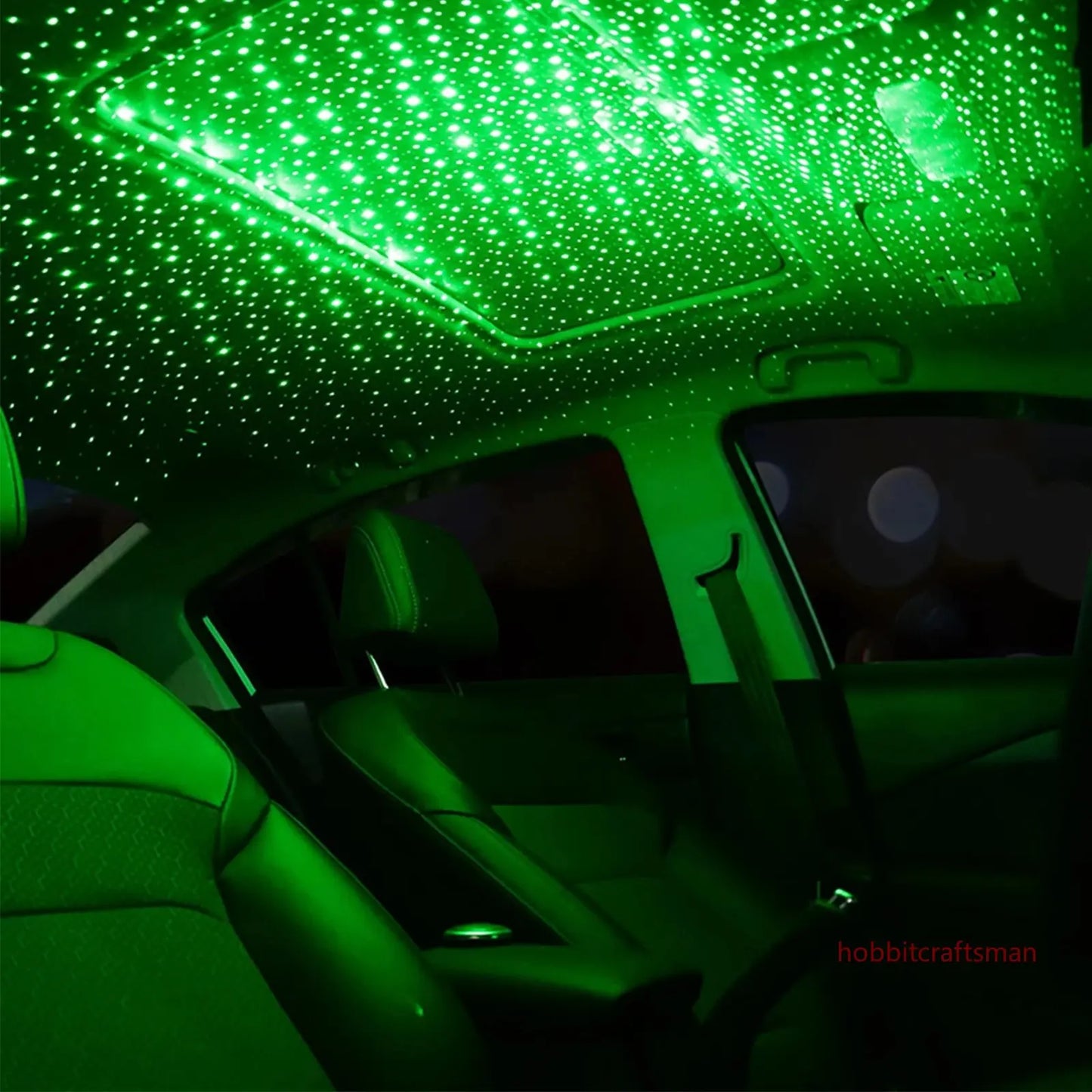 Mini LED Car Roof Star Night Light Projector Atmosphere Galaxy Lamp USB Decorative Adjustable for Auto Roof Room Ceiling Decor