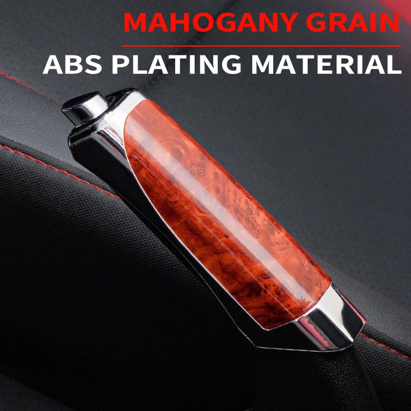 SEAMETAL Car Hand Brake Cover Handbrake Grips Protection Cover Carbon Fiber Parking Brake Decoration Shell Interior Accessories