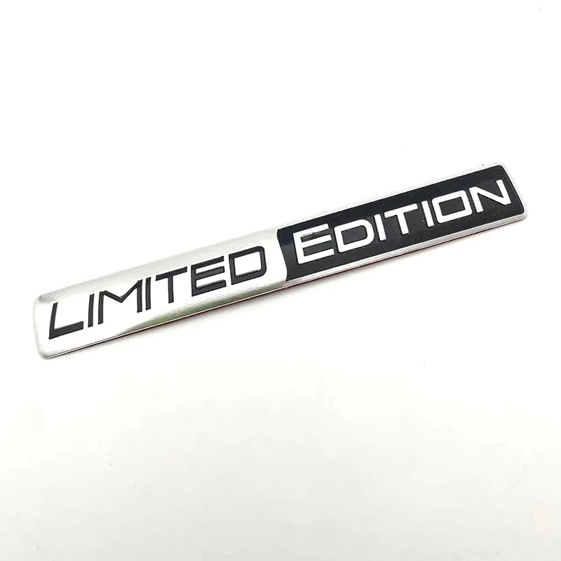 Limited Edition Emblem 3D Metal Badges Decal Sticker Auto Racing Sport Emblem for Rear Trunk Side Fender Car Motorcycle Sticker